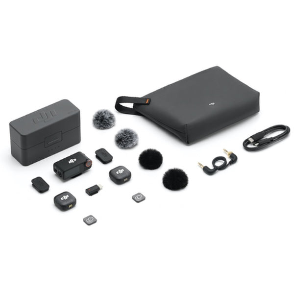 Dji Mic 3 (2 TX + 1 RX + Charging Case) Garanzia Dji Italia Dji Mic 3 (2 TX + 1 RX + Charging Case) Garanzia Dji Italia